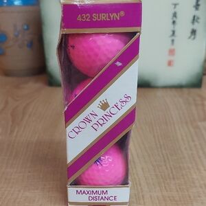 Crown Princess Pink Golf Balls  Pink New